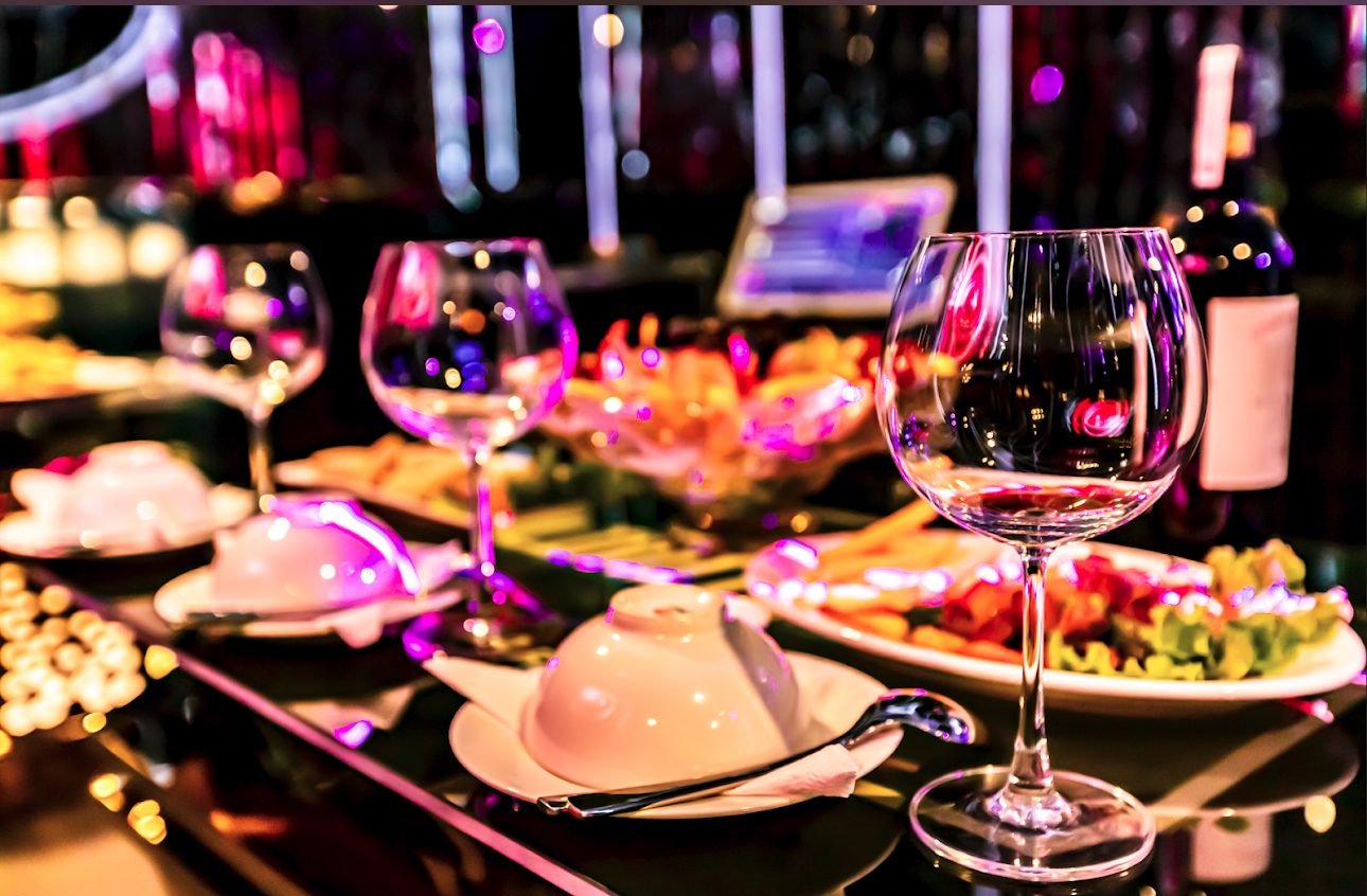 Ho Chi Minh karaoke prices: fruit and snacks on a KTV table